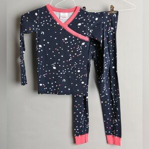 EUC Hanna Andersson girls organic cotton pajama set size 8